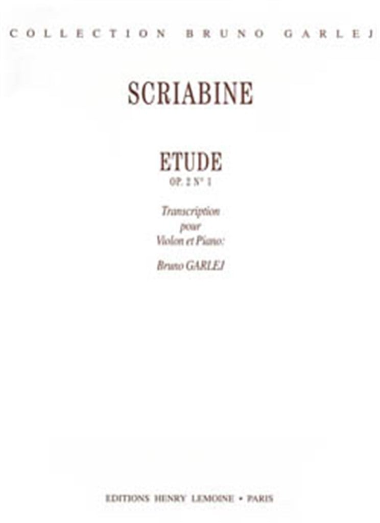 Etude Op.2 n°1
